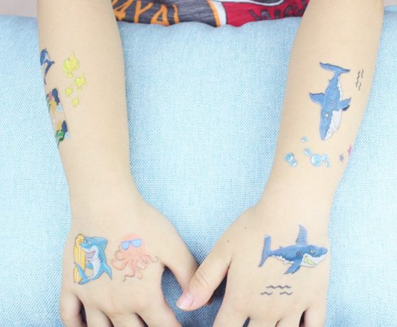 kids party tattoos