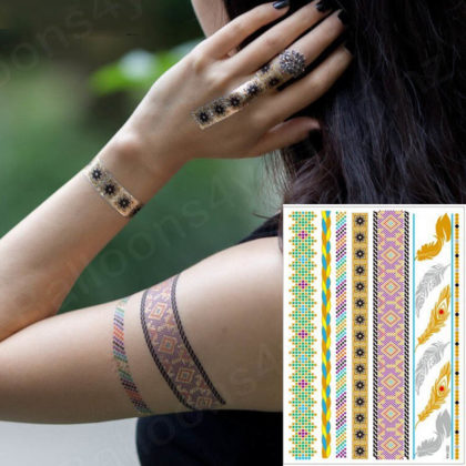 Metallic Tattoo - Temporary Tattoos