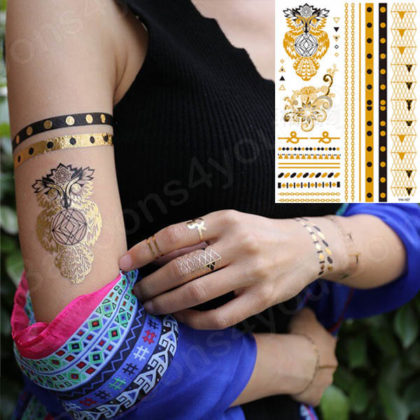 Metallic Tattoo - Temporary Tattoos
